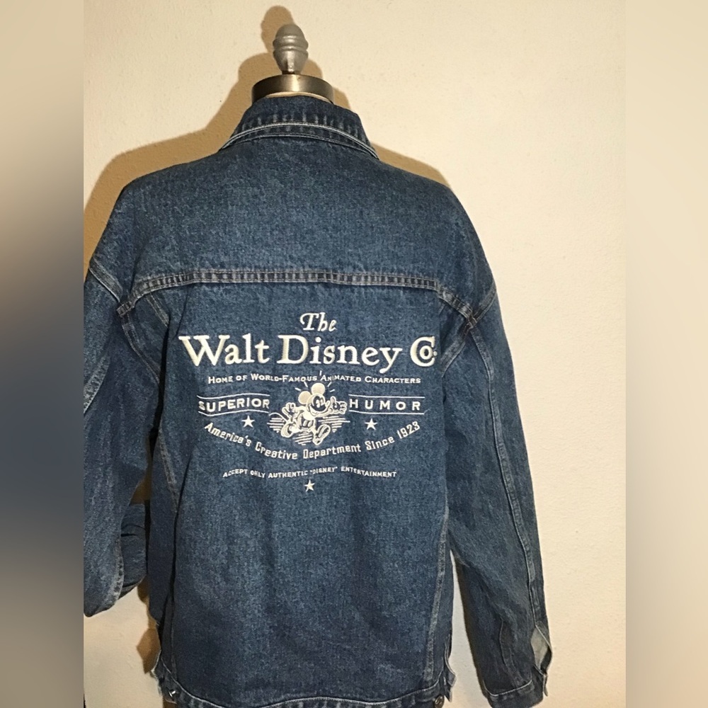 The Walt Disney  denim jacket size medium